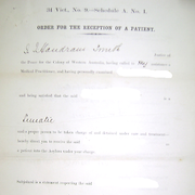 Medical Certificate Child, 1900